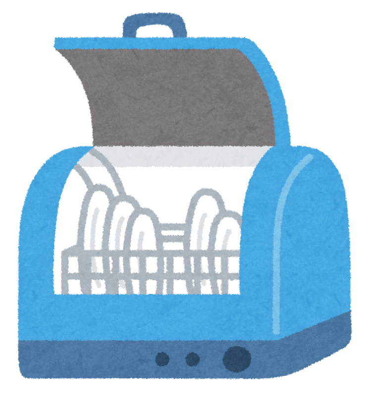 食器乾燥機のイラスト