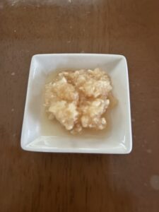 納豆1パックに使う量。大さじ1くらい