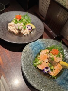 その日いただいたお料理