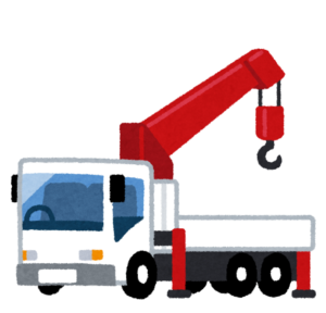 クレーン車のイラスト