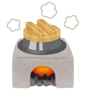 かまどのイラスト