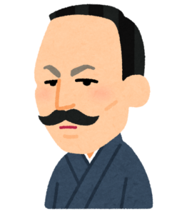 森鴎外の似顔絵イラスト