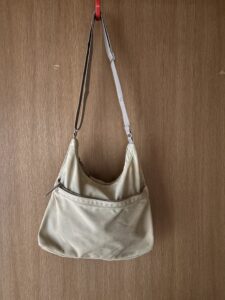 21年使っている無印良品のショルダーバッグ