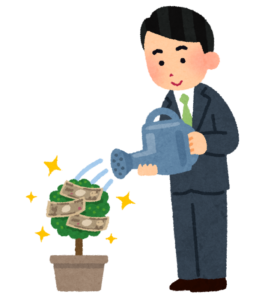 投資のイラスト